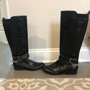 Unisa black leather boots